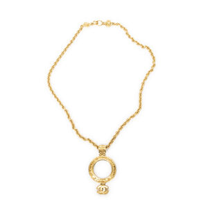 Chanel Magnifying Glass Pendant Necklace